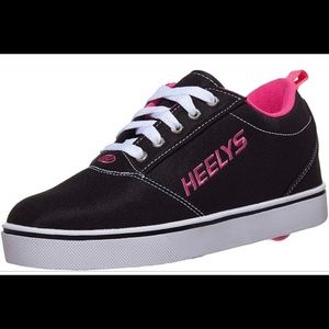 BRAND NEW Heelys Women’s Size 8 Black White Pink Wheels Installed